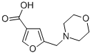 5-(4-MORPHOLINYLMETHYL)-3-FUROIC ACID CAS#: 932854-92-7