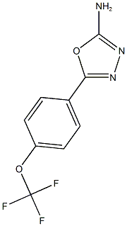 5-(4-TRIFLUOROMETHOXY-PHENYL)-[1,3,4]OXADIAZOL-2-YLAMINE CAS#: 910442-23-8