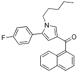 (5-(4-fluorophenyl)-1-pentyl-1H-pyrrol-3-yl)(naphthalen-1-yl)Methanone CAS#: 914458-39-2