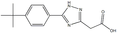 5-(4-tert-Butylphenyl)-1h-1,2,4-triazole-3-acetic acid CAS#: 935553-85-8