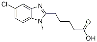 5-(5-Chloro-1-methyl-1H-benzoimidazol-2-yl)-pentanoic acid CAS#: 947013-74-3