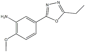 5-(5-ETHYL-1,3,4-OXADIAZOL-2-YL)-2-METHOXYANILINE CAS#: 954326-01-3