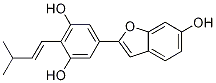5-(6-Hydroxybenzofuran-2-yl)-2-(3-methylbut-1-enyl)benzene-1,3-diol CAS#: 936006-11-0