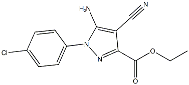 5-AMINO-4-CYANO-1-(4-CHLORO-PHENYL)-1H-PYRAZOLE-3-CARBOXYLIC ACID ETHYL ESTER CAS#: 908584-68-9