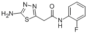 5-Amino-N-(2-fluorophenyl)-1,3,4-thiadiazole-2-acetamide CAS#: 946774-26-1