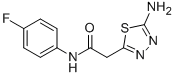 5-Amino-N-(4-fluorophenyl)-1,3,4-thiadiazole-2-acetamide CAS#: 946743-23-3