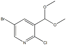 5-BROMO-2-CHLORO-3-DIMETHOXYMETHYL-PYRIDINE CAS#: 928653-74-1