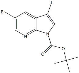5-BROMO-3-IODO-PYRROLO[2,3-B]PYRIDINE-1-CARBOXYLICACIDTERT-BUTYLESTER CAS#: 928653-81-0