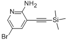 5-BROMO-3-((TRIMETHYLSILYL)ETHYNYL)PYRIDIN-2-AMINE CAS#: 905966-34-9