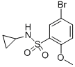 5-BROMO-N-CYCLOPROPYL-2-METHOXYBENZENESULPHONAMIDE 97 CAS#: 914302-35-5