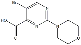 5-BroMo-2-MorpholinopyriMidine-4-carboxylic acid CAS#: 914208-35-8