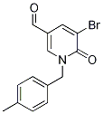 5-Bromo-1,6-dihydro-1-(4-methylbenzyl)-6-oxopyridine-3-carboxaldehyde CAS#: 952183-73-2