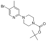 5-Bromo-2-(4-Boc-piperazin-1-yl)-4-methylpyridine CAS#: 944582-92-7