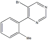5-Bromo-4-(2-methylphenyl)pyrimidine CAS#: 941294-34-4