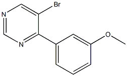5-Bromo-4-(3-methoxyphenyl)pyrimidine CAS#: 941294-40-2