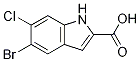 5-Bromo-6-chloro-1H-indole-2-carboxylic acid CAS#: 934660-16-9