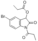 5-Bromo-N,O-dipropionyldioxindole CAS#: 99313-70-9