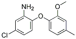 5-CHLORO-2-(2-METHOXY-4-METHYLPHENOXY)ANILINE CAS#: 937606-35-4