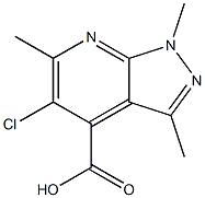 5-Chloro-1,3,6-trimethyl-1H-pyrazolo[3,4-b]pyridine-4-carboxylic acid CAS#: 937600-63-0