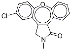 5-Chloro-2-methyl-2,3-dihydrodibenzo[2,3:6,7]oxepino[4,5-c]pyrrole-(2H)-one CAS#: 934996-79-9