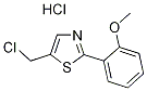 5-(Chloromethyl)-2-(2-methoxyphenyl)-1,3-thiazole hydrochloride CAS#: 915925-13-2
