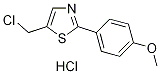 5-(Chloromethyl)-2-(4-methoxyphenyl)-1,3-thiazole hydrochloride CAS#: 921061-58-7