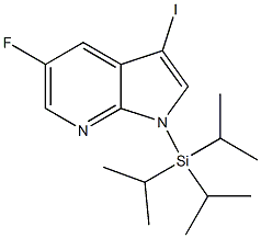 5-FLUORO-3-IODO-1-TRIISOPROPYLSILANYL-1H-PYRROLO[2,3-B]PYRIDINE CAS#: 928653-76-3