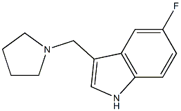5-Fluoro-3-[(pyrrolidin-1-yl)methyl]-1H-indole CAS#: 942404-20-8