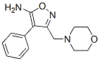 5-Isoxazolamine,  3-(4-morpholinylmethyl)-4-phenyl- CAS#: 938122-24-8