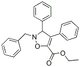 5-Isoxazolecarboxylic  acid,  2,3-dihydro-3,4-diphenyl-2-(phenylmethyl)-,  ethyl  ester CAS#: 908020-09-7