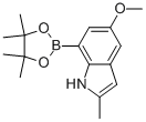 5-METHOXY-2-METHYL-7-(4,4,5,5-TETRAMETHYL-1,3,2-DIOXABOROLAN-2-YL)-1H-INDOLE CAS#: 919119-61-2