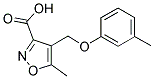 5-METHYL-4-[(3-METHYLPHENOXY)METHYL]ISOXAZOLE-3-CARBOXYLIC ACID CAS#: 905809-11-2