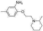 5-Methyl-2-[2-(2-methyl-piperidin-1-yl)-ethoxy]-phenylamine CAS#: 947017-80-3