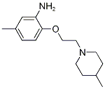 5-Methyl-2-[2-(4-methyl-piperidin-1-yl)-ethoxy]-phenylamine CAS#: 947017-77-8