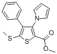 5-(Methylthio)-4-phenyl-3-(1H-pyrrol-1-yl)-2-thiophenecarboxylic acid methyl ester CAS#: 947598-69-8