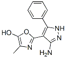 5-Oxazolol, 2-(3-amino-5-phenyl-1H-pyrazol-4-yl)-4-methyl- CAS#: 929191-18-4