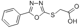 (5-PHENYL-[1,3,4]OXADIAZOL-2-YLSULFANYL)-ACETIC ACID CAS#: 99361-50-9
