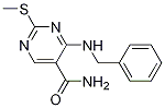 5-PyriMidinecarboxaMide, 2-(Methylthio)-4-[(phenylMethyl)aMino]- CAS#: 919486-26-3