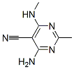 5-Pyrimidinecarbonitrile,  4-amino-2-methyl-6-(methylamino)- CAS#: 900467-74-5