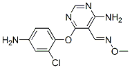 5-Pyrimidinecarboxaldehyde, 4-amino-6-(4-amino-2-chlorophenoxy)-, O-methyloxime CAS#: 951152-99-1