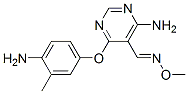 5-Pyrimidinecarboxaldehyde, 4-amino-6-(4-amino-3-methylphenoxy)-, O-methyloxime CAS#: 951152-90-2