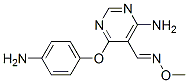 5-Pyrimidinecarboxaldehyde, 4-amino-6-(4-aminophenoxy)-, O-methyloxime CAS#: 951152-93-5