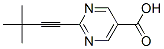 5-Pyrimidinecarboxylic acid, 2-(3,3-dimethyl-1-butynyl)- (9CI) CAS#: 908247-39-2