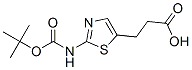 5-Thiazolepropanoic  acid,  2-[[(1,1-dimethylethoxy)carbonyl]amino]- CAS#: 920313-46-8