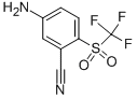 5-amino-2-(trifluoromethylsulfonyl)benzonitrile CAS#: 914776-40-2