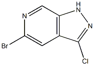 5-broMo-3-chloro-1H-pyrazolo[3,4-c]pyridine CAS#: 929617-31-2