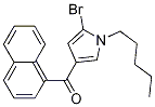 (5-bromo-1-pentyl-1H-pyrrol-3-yl)(naphthalen-1-yl)methanone CAS#: 914458-53-0