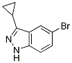 5-bromo-3-cyclopropyl-1H-indazole CAS#: 911305-80-1