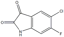 5-chloro-6-fluoro-1H-indole-2,3-dione CAS#: 953897-06-8