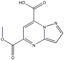 5-(methoxycarbonyl)pyrazolo[1,5-a]pyrimidine-7-carboxylic acid CAS#: 916212-00-5